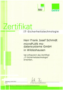 DATEV IT-Sicherheitstechnologie Frank Josef Schmidt